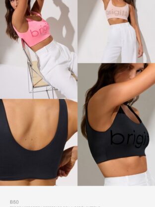TOP DE MICROFIBRA CON ALGODÓN INTERNO  BRIGITTE - Cod B50