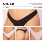 PACK X 3 DE COLALESS CAVADA DE MORLEY DE MICROFIBRA FRASHE - Cod 641