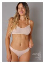 CORPIÑO EN ALGODÓN/LYCRA CON VEDETINA LADY JANE - Cod 1960