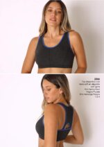 TOP DEPORTIVO EN ALGODÓN/LYCRA CON TAZA SOFT LADY JANE - Cod 2066