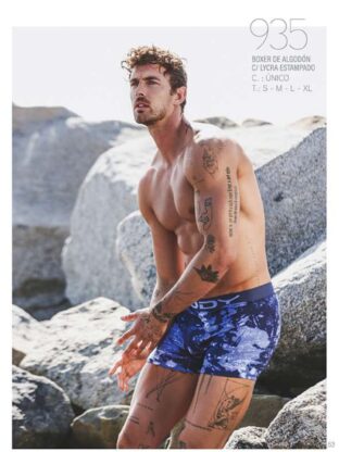 BÓXER DE ALGODÓN Y LYCRA ESTAMPADO LODY MEN - Cod 935