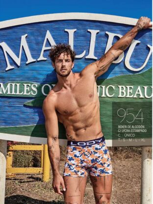 BÓXER DE ALGODÓN Y LYCRA ESTAMPADO LODY MEN - Cod 954