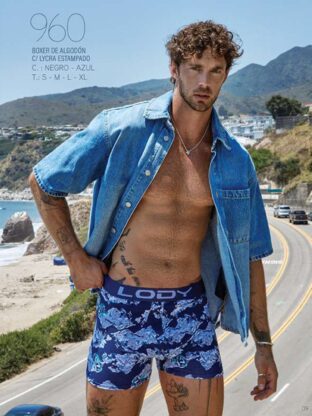 BÓXER DE ALGODÓN Y LYCRA ESTAMPADO LODY MEN - Cod 960