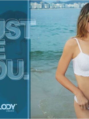 CONJUNTO CORSETTE SOFT PUSH DE PUNTILLA Y CULOTTE LODY - Cod 5260