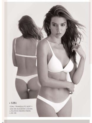 CONJUNTO TRIÁNGULO SOFT Y LESS ALGODÓN C/LYCRA LODY - Cod 5281