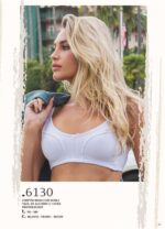 CORPIÑO REDUCTOR DOBLE TAZA ALGODÓN Y LYCRA PREMOLDEADO LODY - Cod 6130