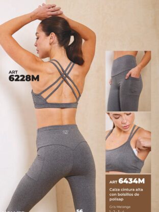 TOP DEPORTIVO CON TAZA DESMONTABLE POLISAP MOZIONE - Cod 6228