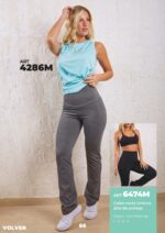 CALZA RECTA CINTURA ALTA DE POLISAP MOZIONE - Cod 6474