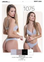 CONJUNTO TRIÁNGULO SOFT DE ALGODÓN Y LYCRA CON COLALESS SEXY LALI - Cod 1075