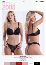 CONJUNTO TRIÁNGULO SOFT DE PUNTILLA CON COLALESS SEXY LALI - Cod 2005