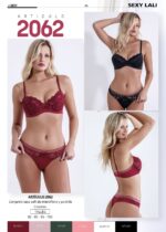 CONJUNTO TAZA SOFT DE MICROFIBRA Y PUNTILLA CON COLALESS SEXY LALI - Cod 2062