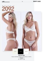 CONJUNTO DE TUL Y ENCAJE CON ARCO SIN TAZA COLALESS SEXY LALI - Cod 2092