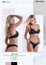CONJUNTO MICROFIBRA FANTASIA Y PUNTILLA CON ARCO SIN TAZA CON COLALESS SEXY LALI - Cod 2097