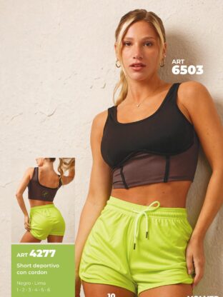 SHORT DEPORTIVO CON CORDÓN  SHEDYL - Cod 4277