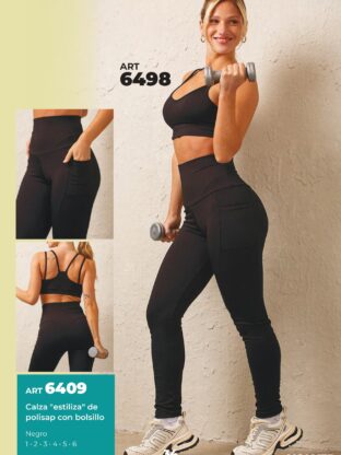 CALZA "ESTILIZA" DE POLISAP CON BOLSILLO SHEDYL - Cod 6409