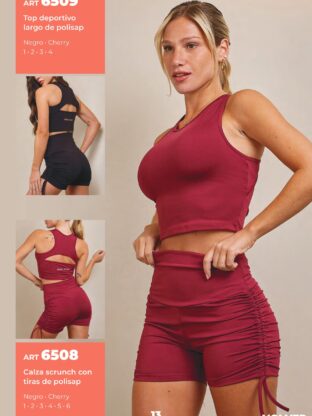 TOP DEPORTIVO LARGO DE POLISAP SHEDYL - Cod 6509