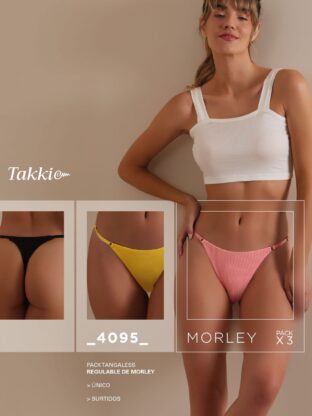 PACK X 3 REGULABLE DE MORLEY TAKKI - Cod 4095