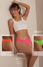 COLALESS PACK X 3 MICROFIBRA FRUNCIDA FLUO FRUFRU TAKKI - Cod 6000