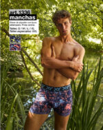 BÓXER DE ALGODÓN Y LYCRA ESTAMPADO CON PINZA CENTRAL XY - Cod 1336