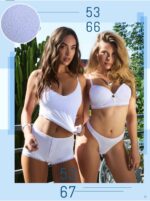 CONJUNTO MESH CON PUNTILLA ANGOSTA. MUSCULOSA Y BOYSHORT. LODY - Cod 5367