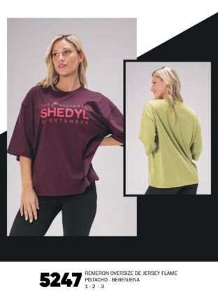 REMERÓN OVERSIZE DE JERSEY FLAME  SHEDYL