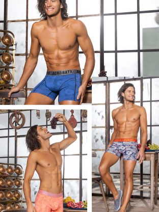 BÓXER ALGODÓN Y LYCRA PALMERAS. ACROBATA - Cod 5054