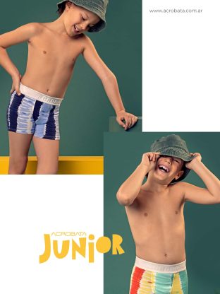 BÓXER ALGODÓN Y LYCRA BATIK. ACROBATA - Cod 6052