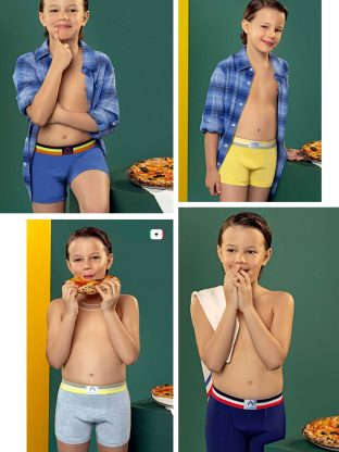 BÓXER ALGODÓN Y LYCRA LISO. ACROBATA - Cod 6087