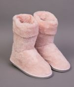 PANTUFLA BOTITA DE PELUCHE PARA NIÑA BIANCA SECRETA - Cod 26567