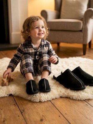 PANTUFLA DE CORDERITO PARA NIÑO BIANCA SECRETA - Cod 26568