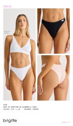 PACK X 3 VEDETINA DE ALGODÓN Y LYCRA BRIGITTE - Cod 4104