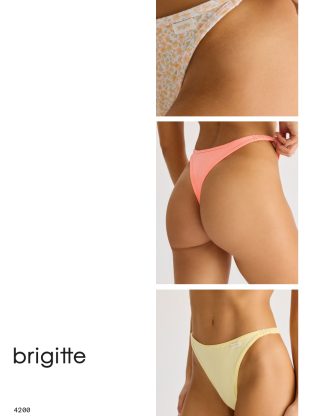 PACK X 3 LESS DE ALGODÓN Y LYCRA CON TIRAS BRIGITTE - Cod 4200