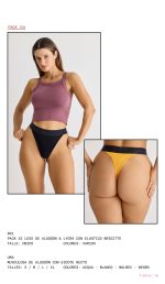 PACK X 2 LESS DE ALGODÓN Y LYCRA CON ELÁSTICO BRIGITTE BRIGITTE - Cod 801