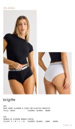 MINI SHORT ALGODÓN Y LYCRA CON ELÁSTICO BRIGITTE BRIGITTE - Cod 805