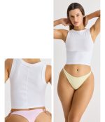 MUSCULOSA DE ESCOTE CERRADO BRIGITTE - Cod EMMA