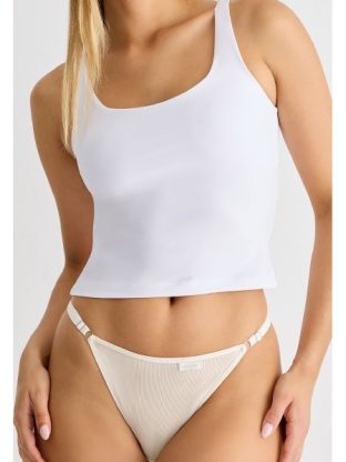 MUSCULOSA DE ESCOTE REDONDO Y TIRAS FINAS BRIGITTE - Cod NINA