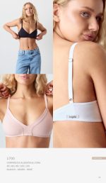 CORPIÑO DE ALGODÓN Y LYCRA BRIGITTE - Cod 1700