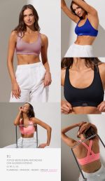 TOP DE MICROFIBRA REFORZADO CON ALGODÓN INTERNO BRIGITTE - Cod B1