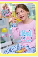 PIJAMA DE NENA DE JERSEY DE ALGODÓN EMMY - Cod 552