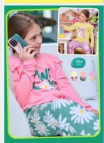 PIJAMA DE NENA DE JERSEY DE ALGODÓN EMMY - Cod 554