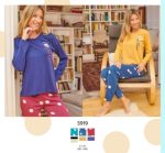 PIJAMA PANTALÓN Y REMERA  DE JERSEY DE ALGODÓN EMMY - Cod 5919