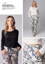 PIJAMA PANTALÓN DE JERSEY DE ALGODÓN CON CORDÓN FRASHE DREAMS - Cod 04