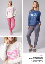 PIJAMA BABUCHA JASPEADA DE JERSEY DE ALGODÓN FRASHE DREAMS - Cod 05