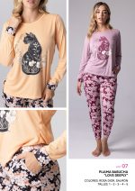 PIJAMA BABUCHA DE JERSEY DE ALGODÓN FRASHE DREAMS - Cod 07
