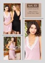 CAMISÓN CON PUNTILLA  FRASHE DREAMS - Cod 13