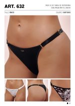 PACK X 3 DE TANGA DE MICROFIBRA SUBLIMADA BRETEL ANCHO FRASHE - Cod 632