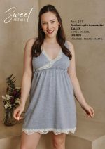 CAMISÓN DE MODAL SOFT GEORGETTE - Cod 311