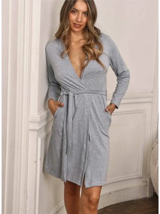 BATA DE MODAL GEORGETTE - Cod 414