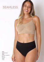 TOP SIN COSTURA C/ BRETELES REGULABLES Y ESPALDA DEPORTIVA LADY JANE - Cod 1454