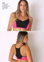 TOP DEPORTIVO EN PIQUÉ ELASTIZADO CON TAZA SOFT LADY JANE - Cod 2064